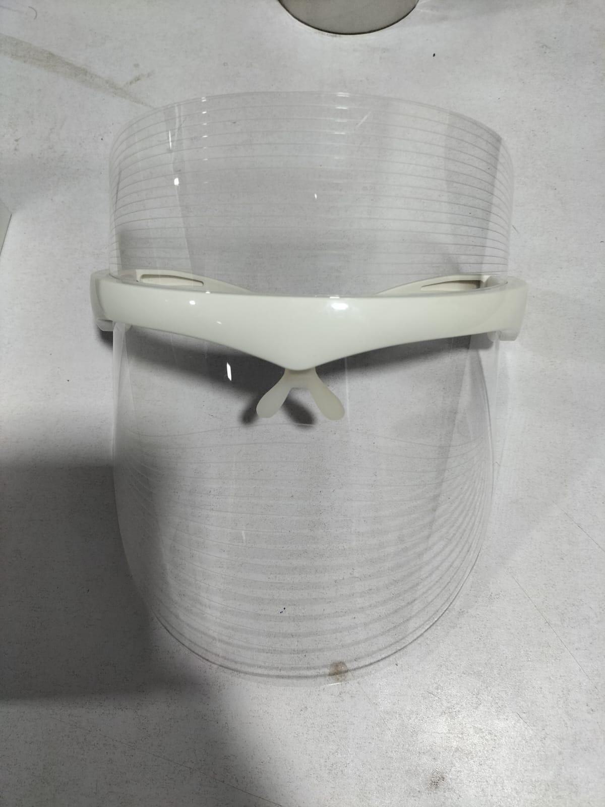 3 in 1 LED Face Mask | For Glowing Clean & Clear Skin | Anti Acne & Anti Ageing | Skin Rejuvenation | Facial at home | For All Skin Type | For Men & Women (unisex) (RED-MULTI)