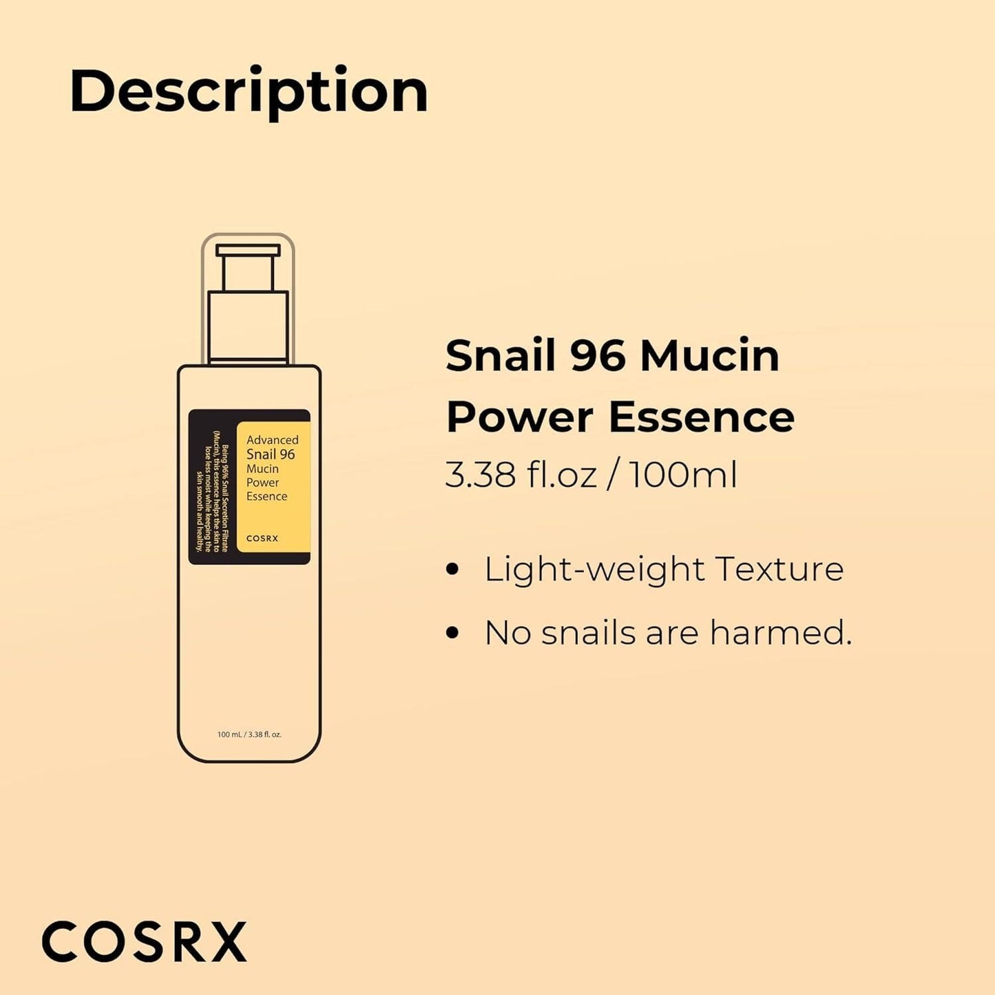 Korean Snail 96 Mucin Power Essence 100 Ml Each  Pack of 2