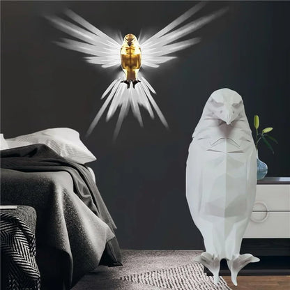 3D Eagle Wall Lamp| LED Night Light| Home Restaurant Bar Decoration